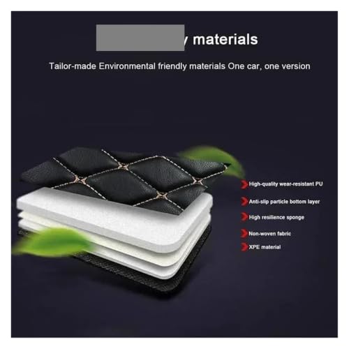 Tapis de coffre en cuir PU sur mesure pour votre voiture - 4