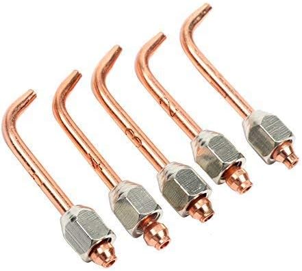 Mini Gas Torch - Jewelry Repair & Construction - 5 Interchangeable Tips - Red Copper Torch (THUS-P01001)