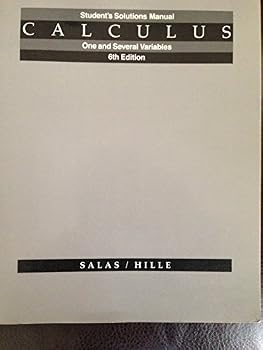 Paperback Calculus, Student Solutions Manual: One and Several Variables Book