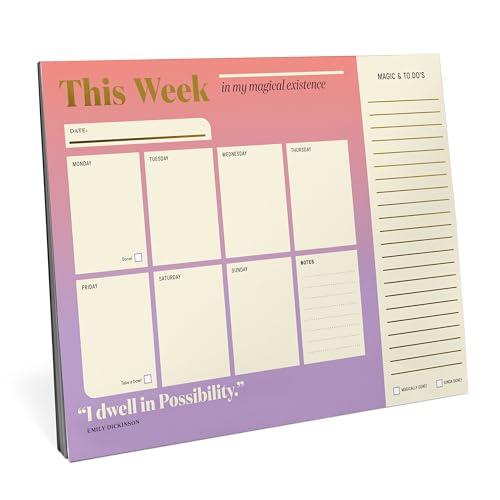 Knock Knock This Week In My Magical Existence: Inner-Truth® Undated Weekly Desktop Planner