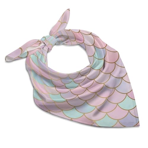 Fashion Silk Like Scarf for Women, Lightweight Head Scarf Bandana Satin Hair Wrapping