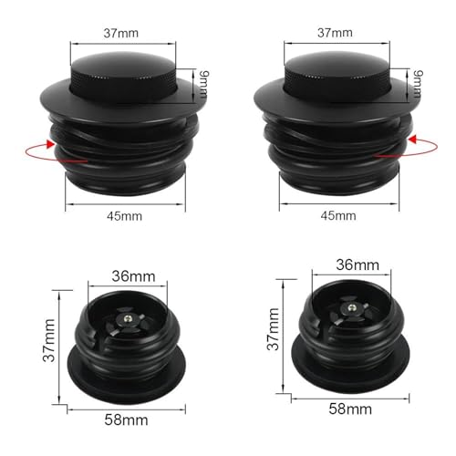 Bouchon de carburant ventilé pour Harley Davidson Sportster évite la surpression d'essence - 4