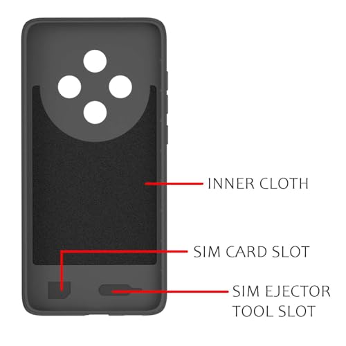 Image of Shockproof Case Compatible with Vivo T4 5G / Y300 Pro 5G | Full Camera Protection | TPU Flexible Back Cover for Vivo T4 5G / Y300 Pro 5G / Y300 Pro Plus 5G / iQOO Z10 5G (Graphite Grey)