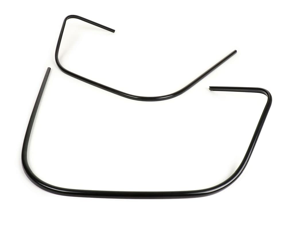 MOTO NOSTRA Kantenschutz/Schlitzrohr Set schwarz kompatibel für Vespa GTS 125, Vespa GTS HPE 300, Vespa GTS Super 125, Vespa GTS Super HPE 300, Vespa GTV HPE 300