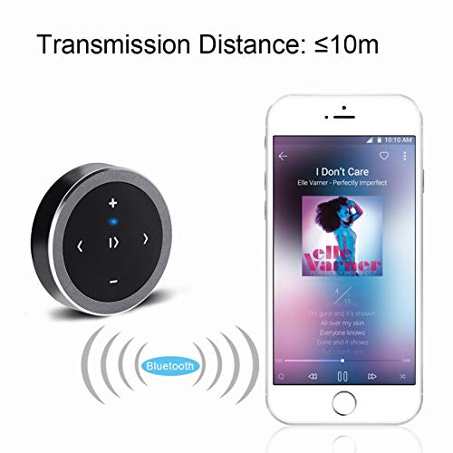 Carro Bluetooth Media Button Series Controle remoto sem fio para carro, compatível com iOS/Android (