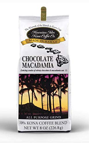 Value Pack - Hawaiian Isles Kona Chocolate Macadamia ground (4) 8 oz.
