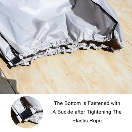 Housse de climatisation extérieure imperméable bleue 100x40x138cm