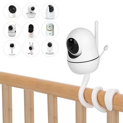 Image of Infant Gadgets Baby Monitor Mount | Compatible with Infant Optics DXR-8 Pro, Hello Baby Monitor Mount, Nanit, Motorola, Vava, Owlet | Universal Baby Camera Holder, Flexible