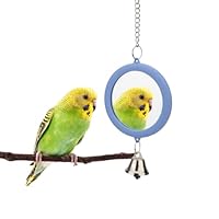Zitstang met spiegel voor vogels, accessoires voor kooi, speelgoed voor