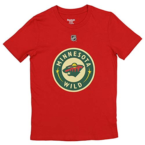 Outerstuff Minnesota Wild Nino Niederreiter # 22 NHL Boys' Youth (8-20) Player Tee, Red X-Large 18-20