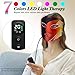 YOEYOU Red Light Therapy for Face, 7 Colors Infrared LED Face Mask Light Therapy, Portable Rechargeable Red Light Therapy Mask Beauty Device at Home and Travel for Facial Rejuvenation, Black
