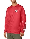 Columbia Collegiate PHG Terminal Shot T-Shirt à Manches Longues Collegiate PHG Terminal Shot pour Homme, Système d'exploitation - Intense Red, L