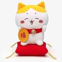 ハチワレ　招き猫　2点セット ハチワレ 招き猫 2点セット