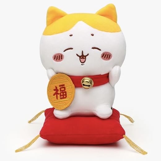 Amazon.co.jp: ハチワレ 招き猫 ぬいぐるみ 福を招 抱き枕 人気