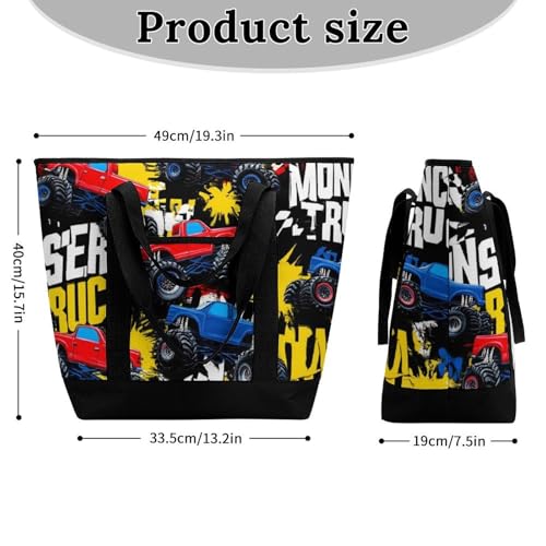 Women's Oversized Thermal Tote Bag Insulated One Shoulder Shopping Carrier2