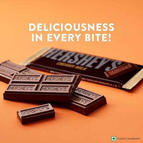 Image of HERSHEY'S Creamy Milk Bar | Delicious Chocolatey Delight |100Gram | Pack of 3