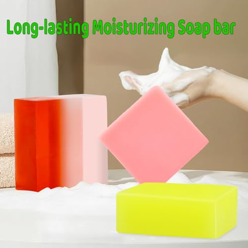 Image of 3 Pack Organic Handmade Yoni Soap Bars For Women Ph Balance, Feminine Vaginal Wash V Cleansing Bar Soap for Women, All Natural Soap Bar with Bubble Foam Net, Yoni Wash Away Odor (P+P+S)