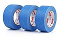 JIALAI HOME 3 Rolls Painters Tape 2 inch Bulk Painter Tape Blue Wide Roll, Blue Masking Tape, Blue Paint Tape 2 Inches x 60 Yards for General Purpose Walls Painting, Automotive