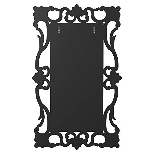 Image of Howard Elliott Collection Large Rebecca Rectangular Venetian Wall Hanging Mirror, Antique Accent Design with Mirrored Frame, Wall Mirror for Home, Living Room, Entryway and Bathroom, 47 x 29 Inch