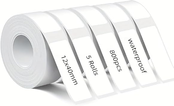 5    12mmx40mm Phomemo D30 D35
