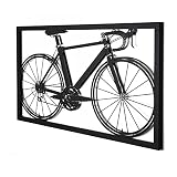 Unique Gifts: The cutting details of metal bicycle wall art decoration will definitely attract the attention of your family and friends. It is very suitable as a gift for housewarming parties, bicycle lovers, cyclists or other special occasions.