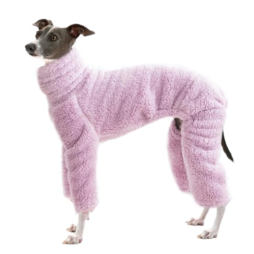 UOSIA Italian Greyhound Pajamas Doggy Pjs Full Body Dog Coat Soft Fleece Dog Pullover Jumpsuit...