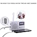 Emergency Radio with Solar and Hand Crank Self Powered, Battery USB Recharging FM/AM Radio LED Flashlight Cell Phone Charger (White)