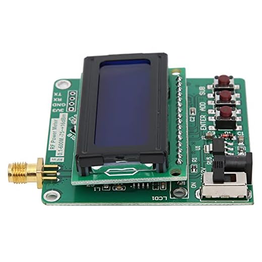 RF Power Meter Detektor, Radiofrequenz Power Meter Qualit?t Praktisch Zuverl?ssig Mit 1 X Stecker f¨¹r Zuhause