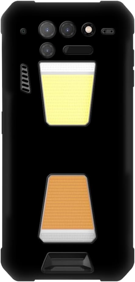 TPU Phone Case Compatible with Unihertz Tank 2, Slim Shockproof Soft Cover with Anti-Scratch Design and Precise Cutouts for Full Protection (Black)