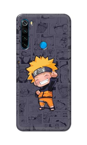 Image of Plastic Printfidaa Printed Hard Back Cover Case For Mi Redmi Note 8 Back Cover (Famous Anime Cartoon Character) -112