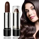 Haarwurzel Touch-Up Stick, Haarfarbe Stick Temporäre,Root Cover Up Stick,Grauhaar Concealer,Haarfärbestift für Haaransatz,Wurzeln & Seiten,Sofortige Grauhaarabdeckung,Einfach Anzuwenden(DARK BROWN)
