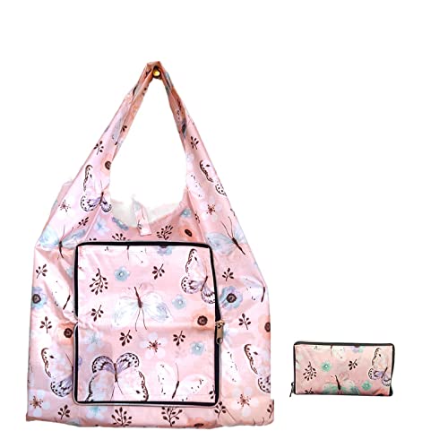 Image of Designer Pattern Reusable and Foldable Shopping Bag /Tote Hand bag /Travel Bag /Grocery Bag | Heavy Duty, Eco Friendly | Compact, Lightweight and Convenient