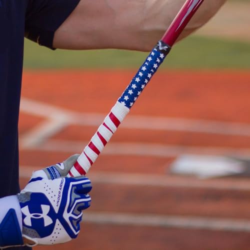 image for Vulcan | 1.75mm Bat Grip | Baseball/Softball | Old Glory, 1.75mm | Sta