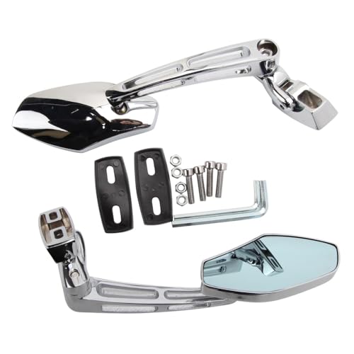 Espejos retrovisores de máxima visibilidad para Honda CBR 600F4i cromo 2
