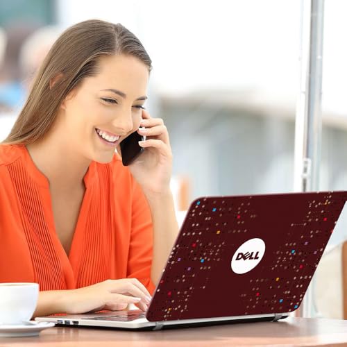 Image of Galaxsia Pattern D017 Top+Wrist Pad Vinyl Laptop Skin /Sticker /Cover Upto 15.6 Inches Laptops Laminated-Removable-HD Quality Compatible for Hp-Dell-Sony-Lenovo-Asus etc.(15x10 Inches)