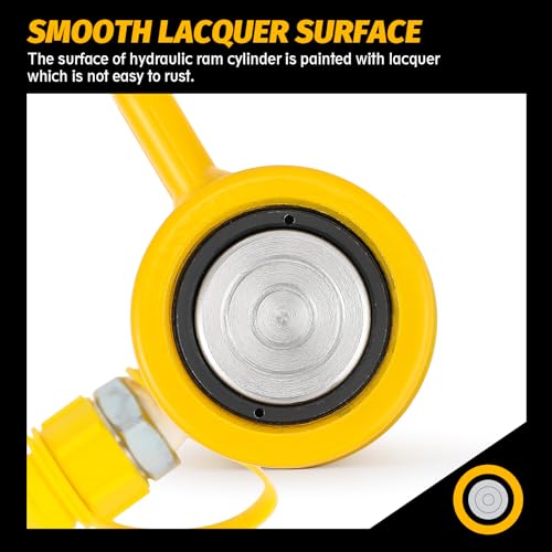 Newtry YX504 10 Ton Hydraulic Jack Cylinder Long Jack 6 Inch Stroke Portable Hydraulic Ram Industrial Lifting Jack Porta Power Retract Automatically thumb #5