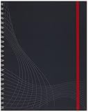 90 folios, gramaje 90 g/m2 Avery 7025 - Cuaderno (tamaño A4, tapas duras, con espiral, cuadriculado, 90 páginas), color gris oscuro