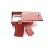 Wooden USB 2.0 Flash Drive with Red Wood Gift Box (16GB)