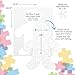 Hygloss 6 Blank Person-Shaped Puzzles – 8.5 x 10.5 Inches – Ideal for All-About-Me Activities – Write, Draw, and Decorate – 26 Pieces Each
