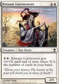 Magic: the Gathering - Kitsune Loreweaver - Saviors of Kamigawa