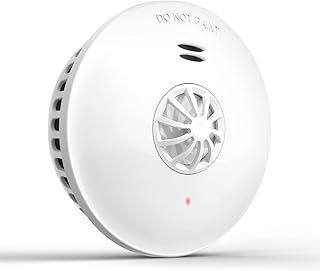 2-in-1 Smoke and Heat Detector Alarm,Non-Disturb Mode Fire Alarms Smoke Detectors,10-Year Battery Sealed (Non-Removable),Photoelectric Sensor Alarm,with Easy Install and Test Button,AW192