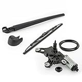 Einbauposition: Heckscheibe LST Wischermotor Heck Scheibenwischer Set Motor hinten Dichtung A4 Avant B6 B7