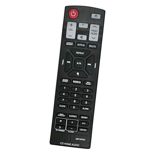 ALLIMITY AKB74955302 Mando a Distancia Reemplazar Apto para Mini Hi-Fi System OM556 CM4560 CM9760 OM5560 CM9760.DWEULLK