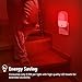 echosari 670nm Red Light Night Light for Sleep, 2 Pack Red Night Lights with Dusk to Dawn Sensor, LED Night Light Plug into Wall for Baby Nursery Kids Adults Bathroom Bedroom