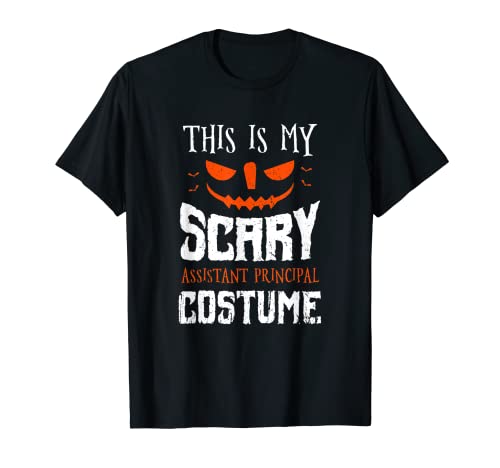 Funny This Is My Scary Assistant Principal Disfraz de Halloween Camiseta