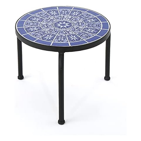 Christopher Knight Home Slate Outdoor Ceramic Tile Side Table Cover