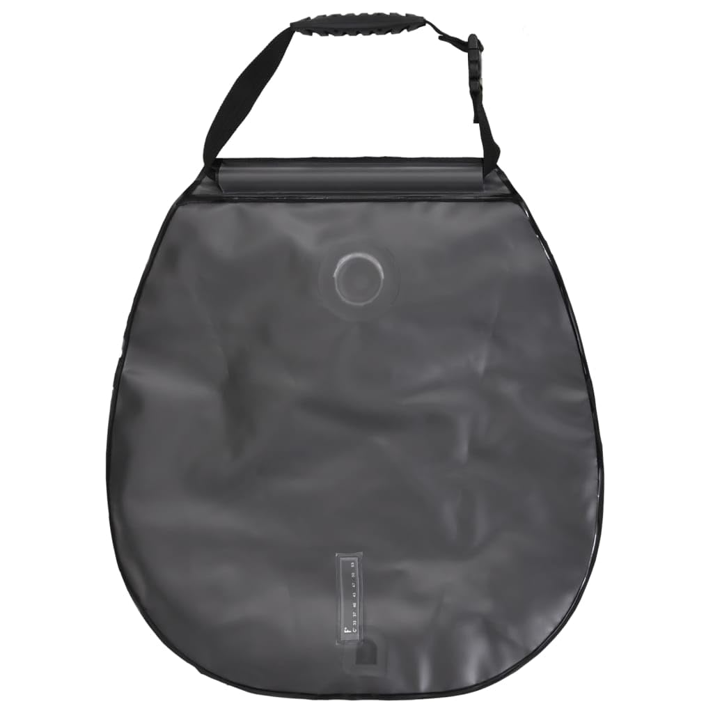 Borsa da doccia da campeggio, blu, 20 l, in PVC, serbatoio dell'acqua con tubo, soffione doccia per attività all'aperto, campeggio, escursionismo, campeggio e trekking, accessori con