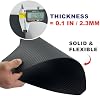 Deflectores de Barro Universales con Efecto Fibra de Carbono Protectores de Salpicaduras Guardabarros para Auto Camioneta SUV Van Cupé Sedán - Tamaño Grande Flexible, Delanteros y Traseros Paquete de 4 con Tornillos (Negro) 6