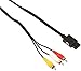 Produktbild CULER SNES / N64 / Gamecube-AV-Kabel Composite-Kabel (TV-Adapter für Super Nintendo, Nintendo 64 und GC)
