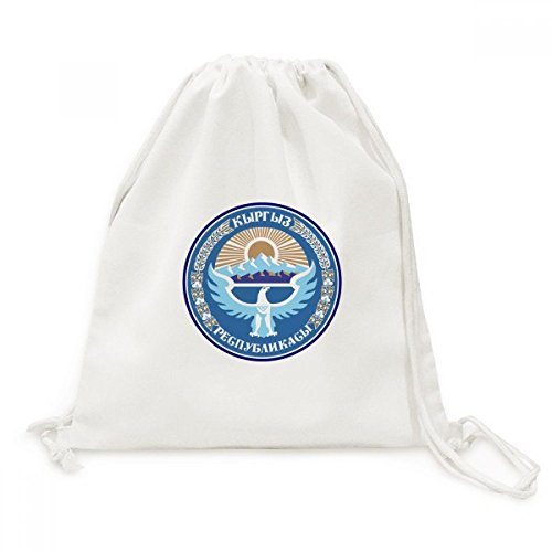 Sac cordon Kirghizistan en toile robuste aux finitions soignées